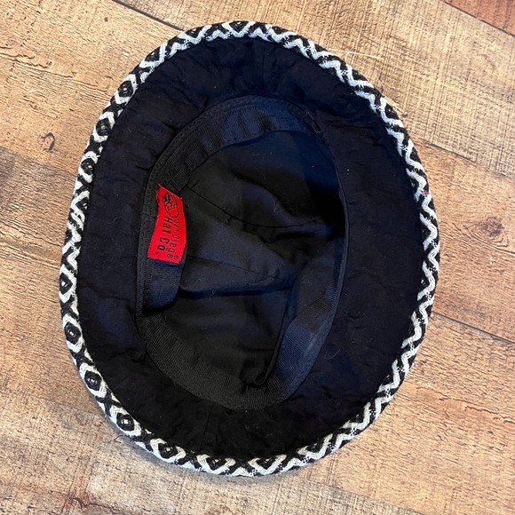 San Diego Hat Company Black White Textured Textile Bucket Hat - Picture 6 of 7